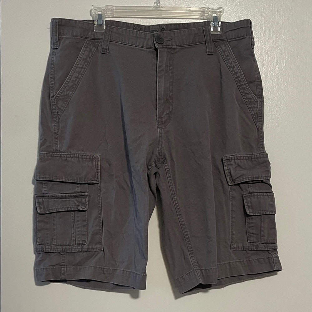 Men's Dark Gray Cargo Shorts